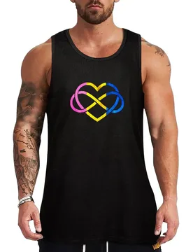 Polyamory Heart - Pansexual Pride Tank Top Simple Casual Tank Top Basic Lightweight Undershirt - Aliexpress - FashionsVida