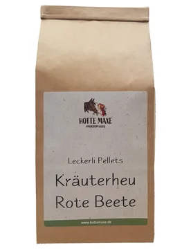 Leckerli Pellets Kräuterheu-Rote Beete 1kg - Hotte Maxe - FashionsVida