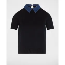 Jersey de mujer con cuello polo