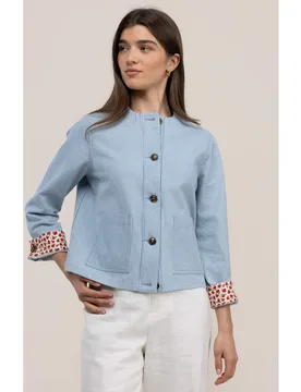 Chaqueta de rayas de mujer mia - El Ganso - FashionsVida