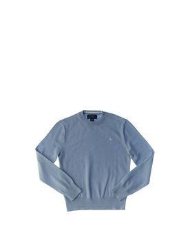 Maglione in cotone POLO BOYS CELESTE XL