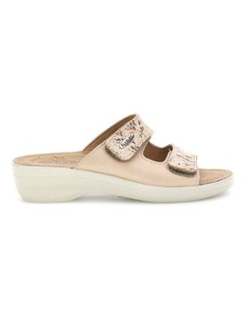 Ciabatta beige con plantare anatomico 90T50B18CE 38