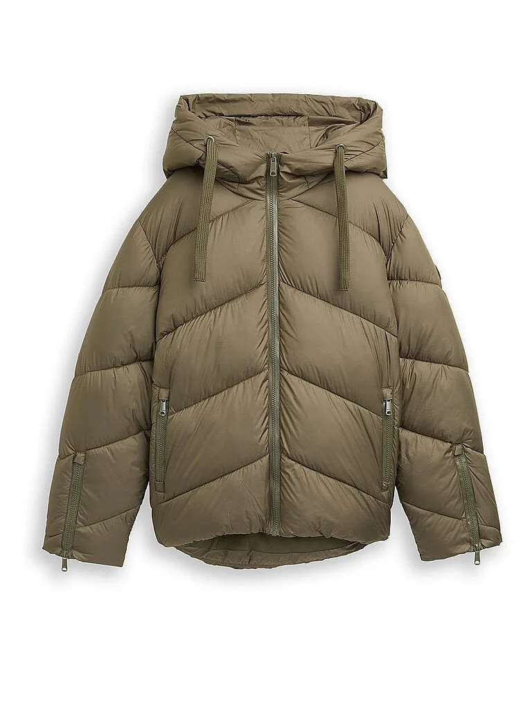 Steppjacke dunkelgrün L damen - Tom tailor - FashionsVida