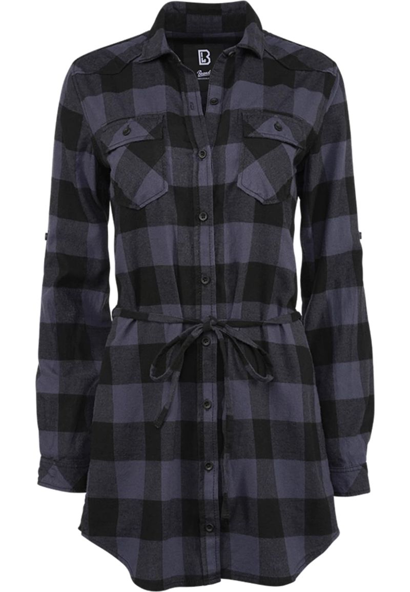 Brandit Blusa gris oscuro / negro