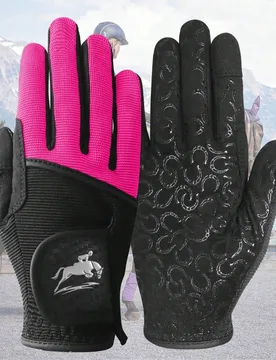 Guantes de equitación FINGER TEN para mujer, 1 par, cómodos y transpirables con agarre para otoño y verano - Shein - FashionsVida