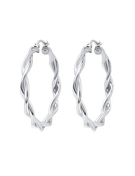 ELLI Pendientes 'Twisted' plata
