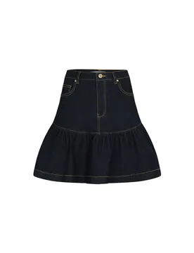 Damen Rock Blau 505266