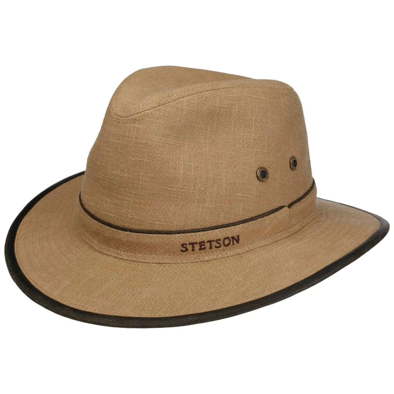Mandoca Traveller Linen Hat by - beige - Size: XXL (62-63 cm) - Stetson - FashionsVida