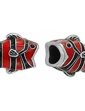 Ciondolo Per Bracciale A Forma Di Pesce Tropicale