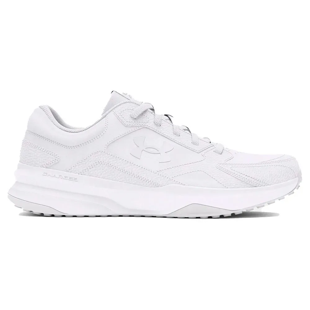 Baskets Edge Leather White / White / Halo Gray EU 46 - Under armour - FashionsVida