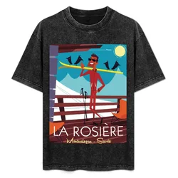 La Rosiere ski poster T-Shirt Casual Daily Outfit T-Shirt