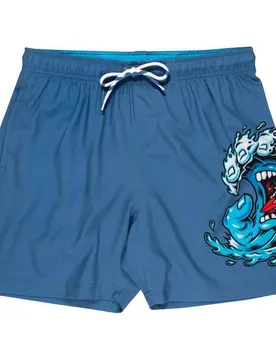 Short De Bain Screaming Wave Dusty Blue L