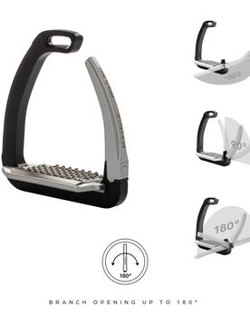 Steigbügel REL-X 180° titanium