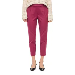 Pantaloni A Vita Alta Varone Slim Anemone 40