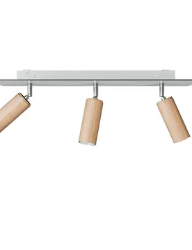Cables Lampe 3 Ampoules Avec Culot E14 Et Abat-jour Rectangulaire Rose-one Xxl Neutral One Size