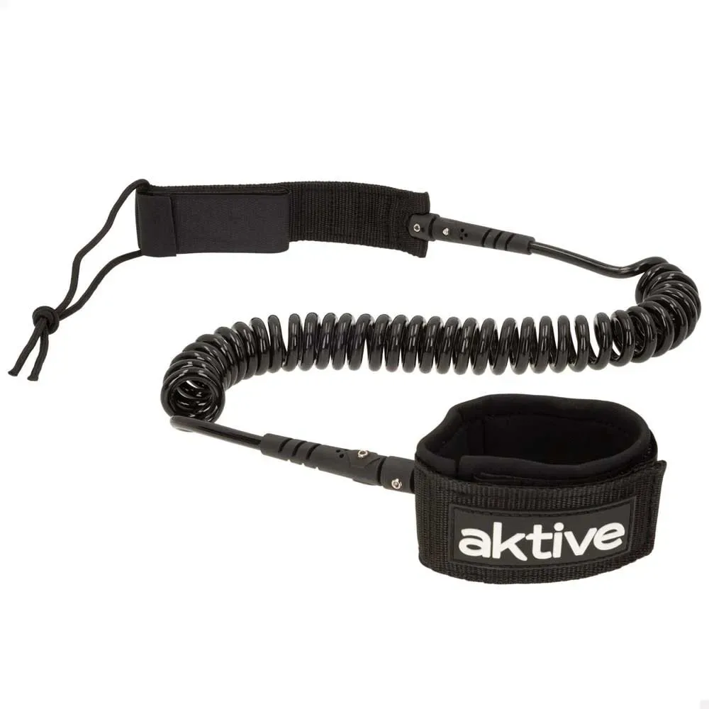 Leash Spirale Pour Paddle Black 20 cm unisex - Aktive - FashionsVida