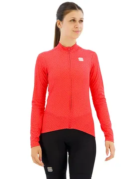 Maglia A Maniche Lunghe Bodyfit Pro Thermal Pink / Green / Orange