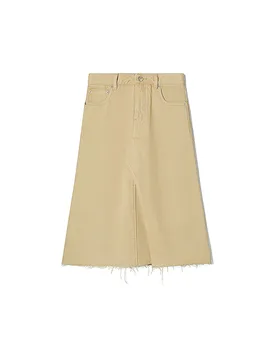 Tory Burch Falda vaquera beige 34 - Tory burch - FashionsVida