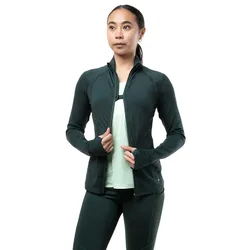 Tech Contour Full Zip Fleece Dark Laurel 44 Women