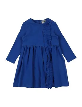 Vestido para niña Chica Azul eléctrico 4 Chica - Il Gufo - FashionsVida
