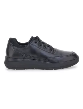 Scarpe Stringate Nere in Vera Pelle con Soletta Memory Foam TIERRA 22105792 41 - Pittarello - FashionsVida