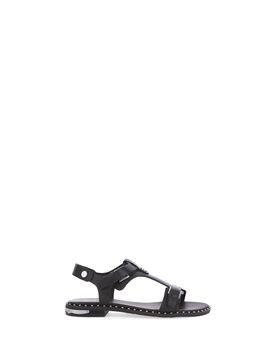 Ash Sandali in pelle NERO 41