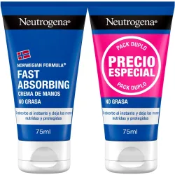 Pack Crema de Manos Rápida Absorbción para Pieles Secas y Agrietadas Fórmula Noruega