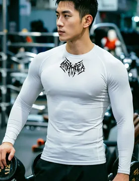New Mens Graphic Compression Tee Long Sleeve Stretch Moisture Wicking Workout Shirts for Bodybuilding Crossfit MMA Cycling - Aliexpress - FashionsVida