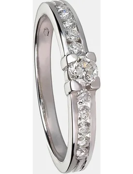 Anillo Luzz de oro y diamantes - El Corte Inglés - FashionsVida