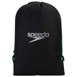 Logo 15l Drawstring Bag Black / Green Glow 15 Liters unisex