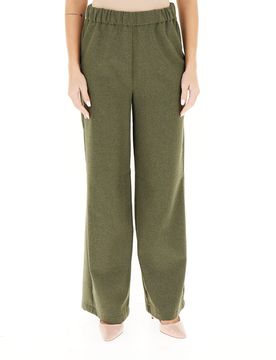 Pantalone wide leg VERDE OLIVA S