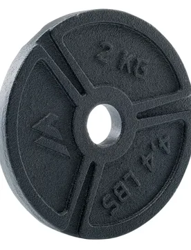 Muskelaufbau-Scheibe - Noir - unisex - Size: 2 kg - Martes Essentials - FashionsVida