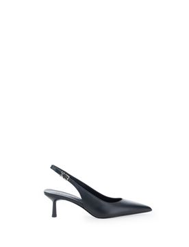 Décolleté slingback pelle NERO 36