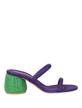 Sandalias Mujer Morado 34.5,35.5 Mujer