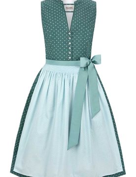 Dirndl Linda (petrol, Gr. 36) von Heimatgwand für Damen, 100% Baumwolle