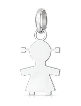 Ciondolo Bimba Oro Bianco GL102468
