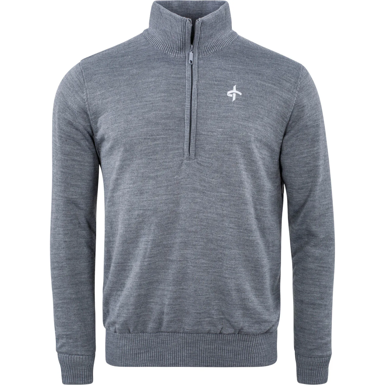 Pullover Storm 1/4-Zip, grau m - Cross - FashionsVida