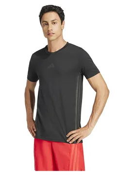 T-shirt à Manches Courtes Designed 4 Training 3 Stripes Black L - Adidas - FashionsVida