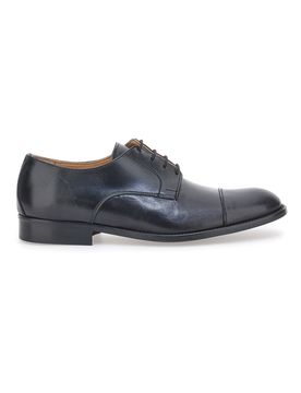 Stringate in Pelle 105 Nere 45