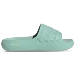 Adilette Damen Flip-Flops und Sandalen - Grün - Größe 38 - Netz/Synthetik Green 38