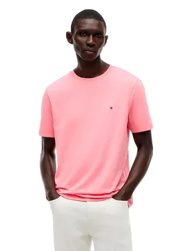 Maglietta A Maniche Corte Ess Seasonal Doll Pink M - Tommy hilfiger - FashionsVida