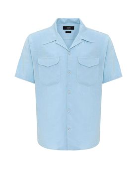 Antioch Camisa azul / azul claro
