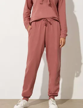 Women's Tall Cuffed Drawcord Joggers Pants in Coral Size: 22-24XL - Coral - Size: 22-24XL - Long tall sally - FashionsVida