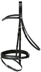 Trense JUNO schwarz Edelstahl P