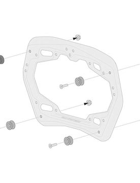 Adattatore per supporti laterali PRO KFT.00.152.35 taglia un
