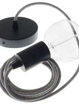 Cables Suspension Luminaire Rx09 2 M Lollipop / Black One Size - Creative - FashionsVida