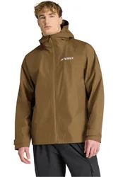 Terrex xperior 2l gore-tex chaqueta impermeable hombre Verde (XL)