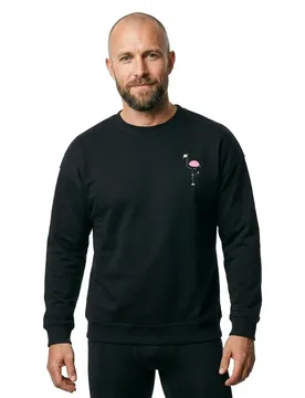 Felpa Flamingo Sweat Black S
