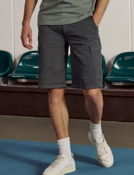 Street One Bermuda im Regular Fit im Cargo-Look male Grau