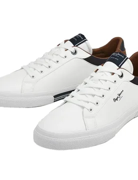 Baskets Kenton Court White EU 40 - Pepe jeans - FashionsVida